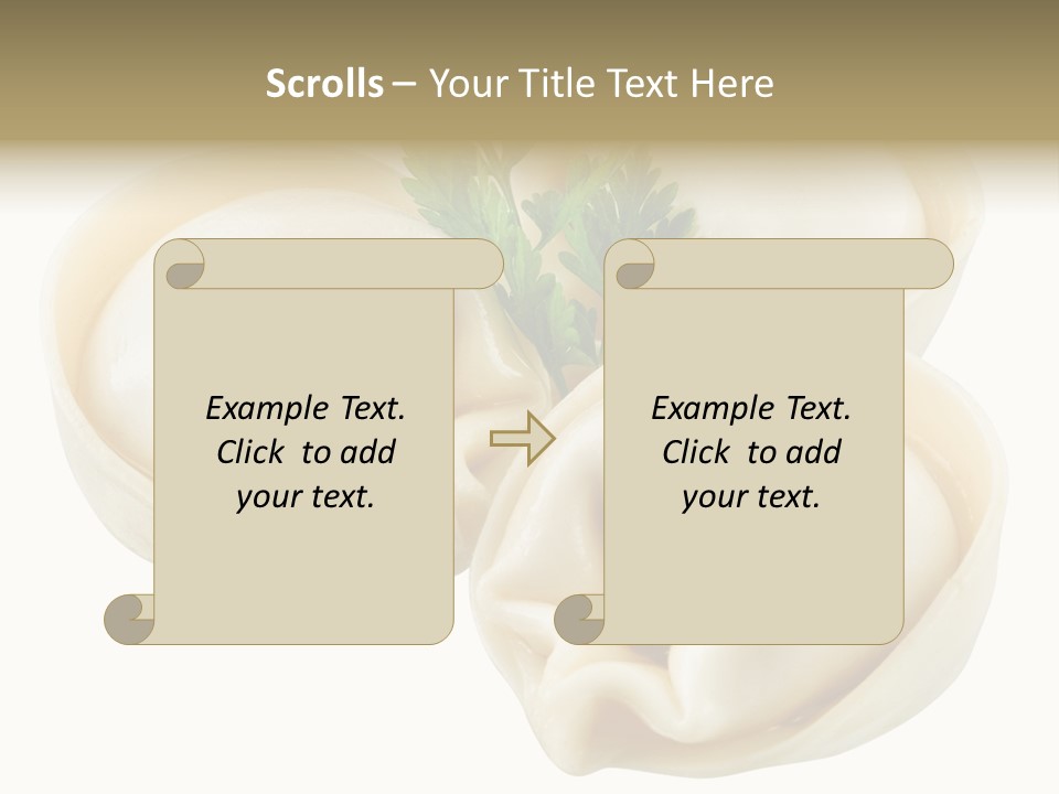 Pelmeni Cook Isolated PowerPoint Template