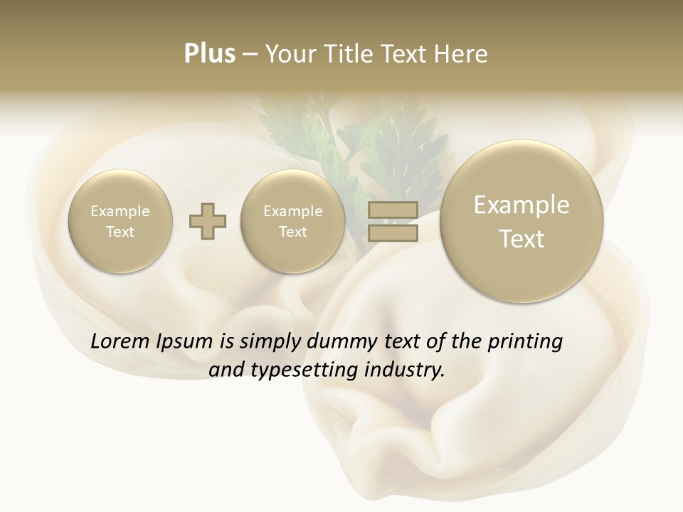 Pelmeni Cook Isolated PowerPoint Template