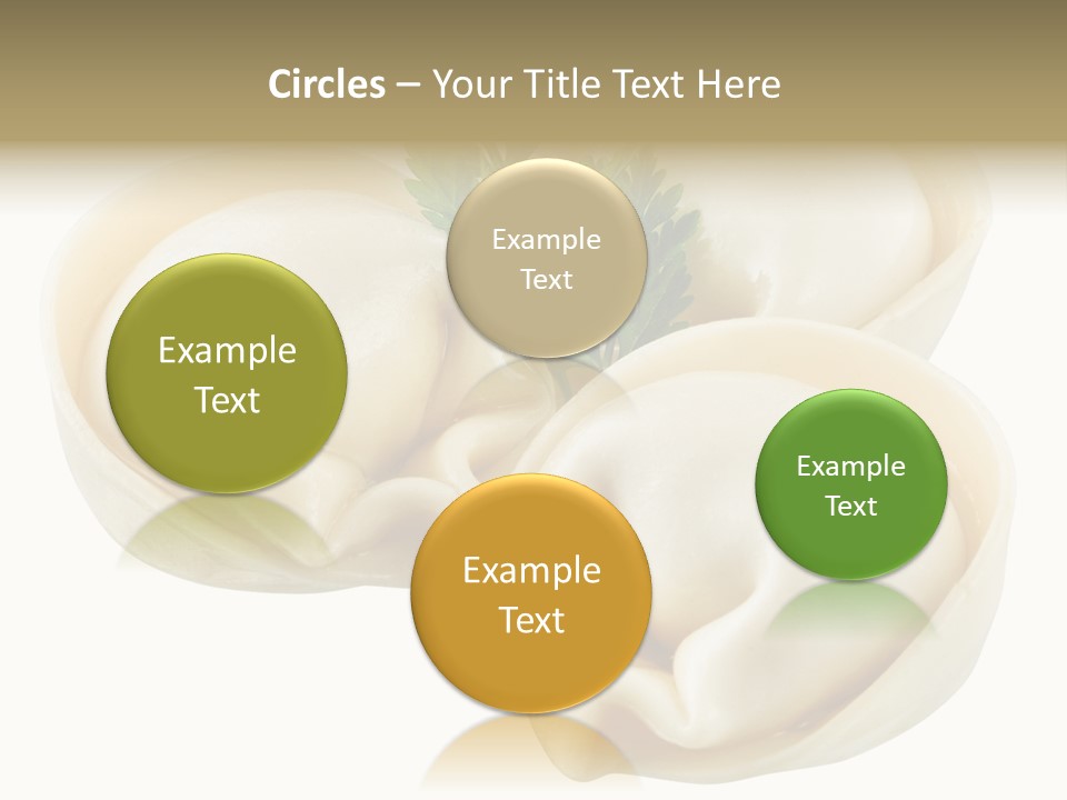 Pelmeni Cook Isolated PowerPoint Template