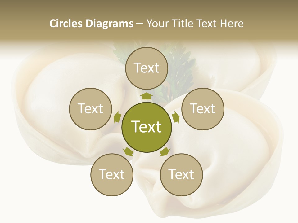 Pelmeni Cook Isolated PowerPoint Template