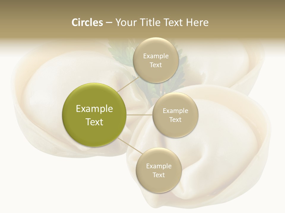 Pelmeni Cook Isolated PowerPoint Template