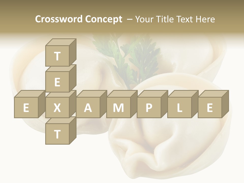 Pelmeni Cook Isolated PowerPoint Template