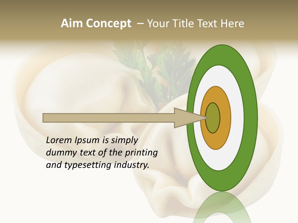 Pelmeni Cook Isolated PowerPoint Template