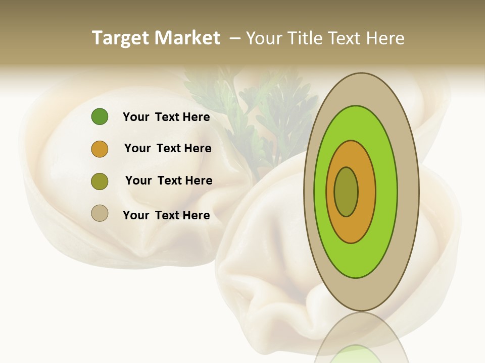 Pelmeni Cook Isolated PowerPoint Template