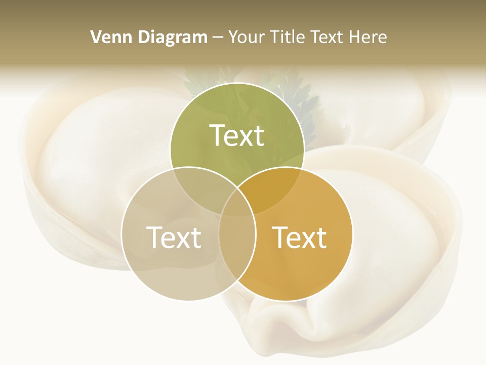 Pelmeni Cook Isolated PowerPoint Template