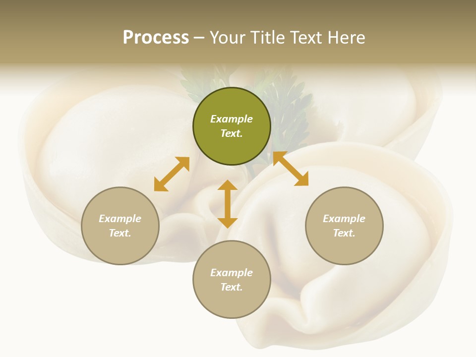 Pelmeni Cook Isolated PowerPoint Template