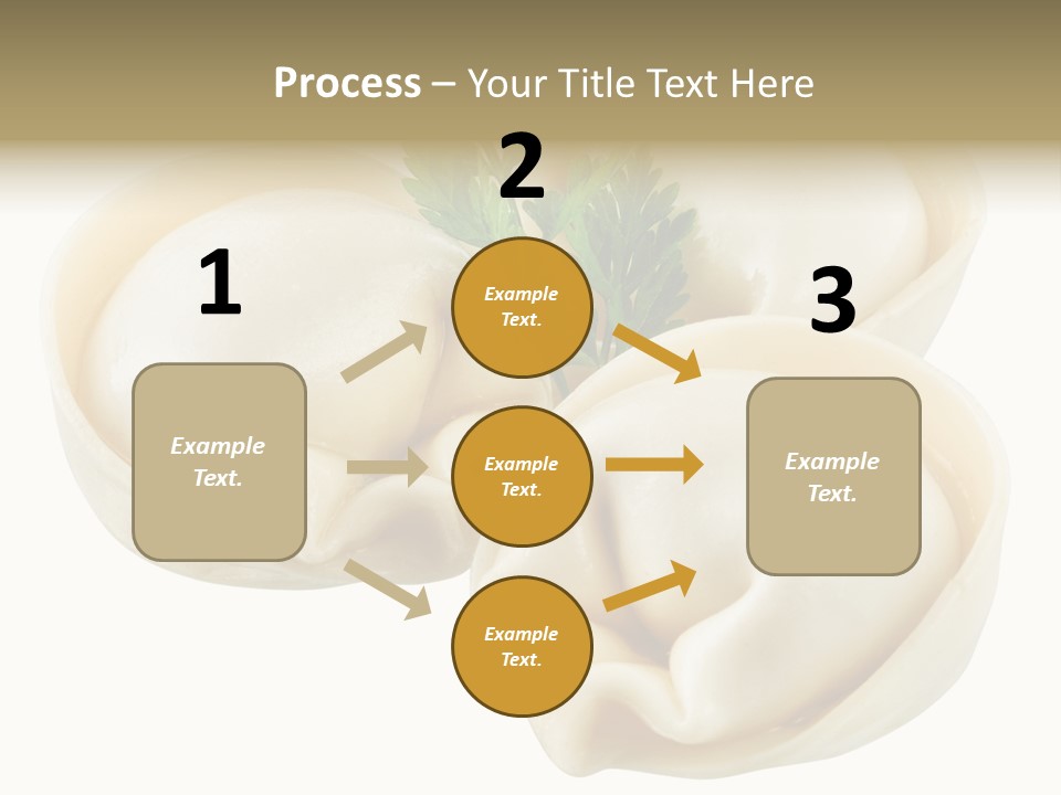 Pelmeni Cook Isolated PowerPoint Template