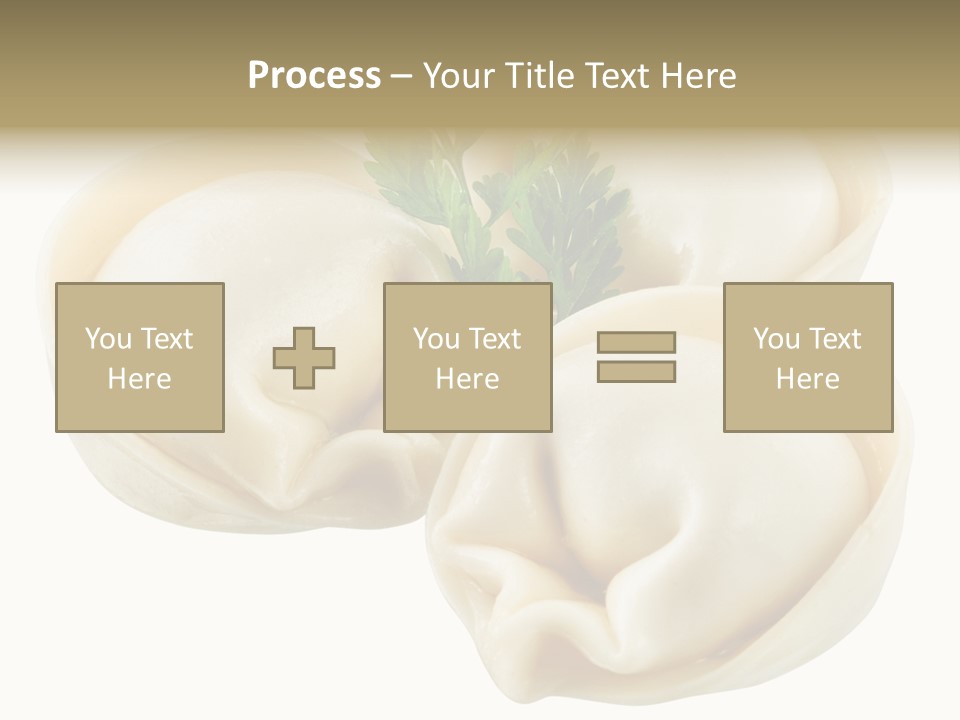 Pelmeni Cook Isolated PowerPoint Template