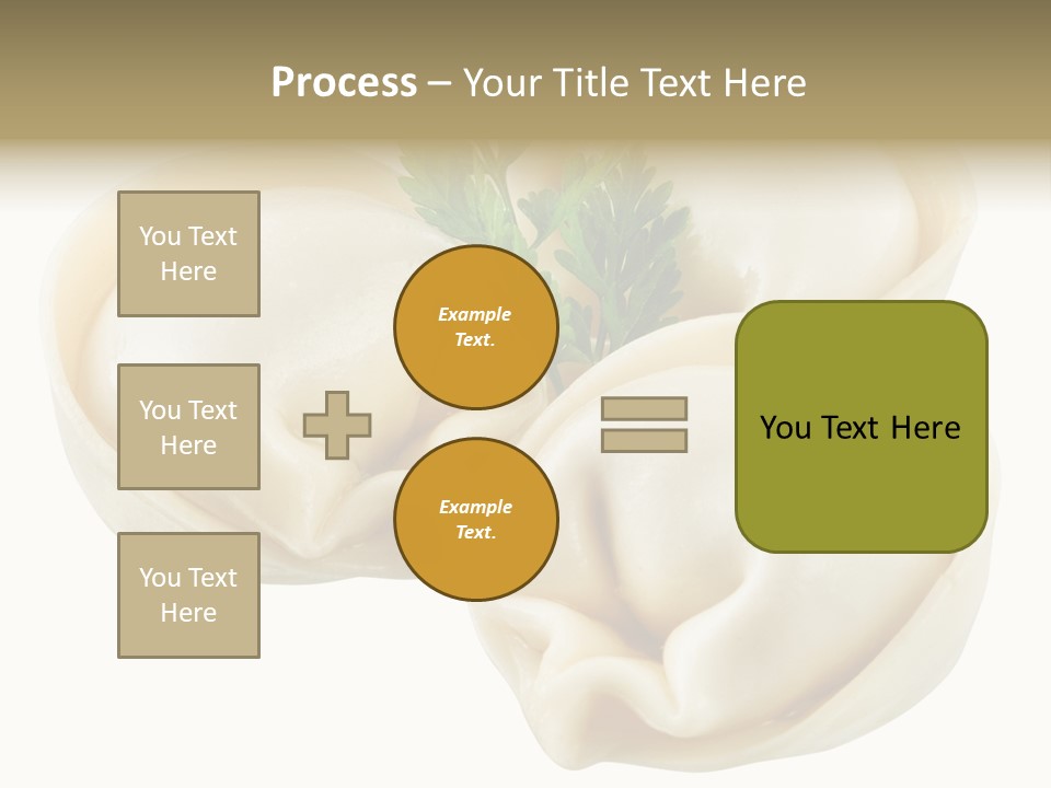 Pelmeni Cook Isolated PowerPoint Template
