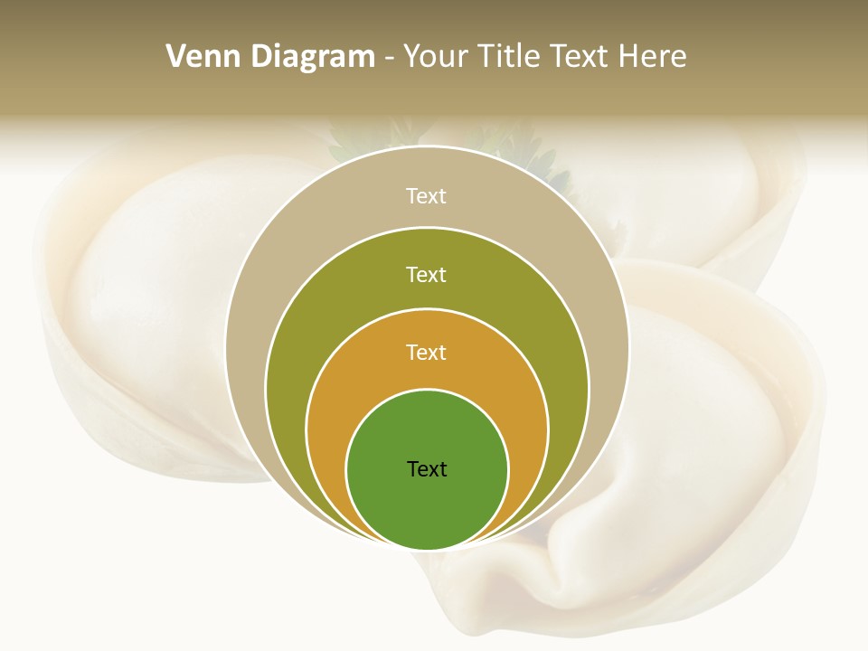 Pelmeni Cook Isolated PowerPoint Template