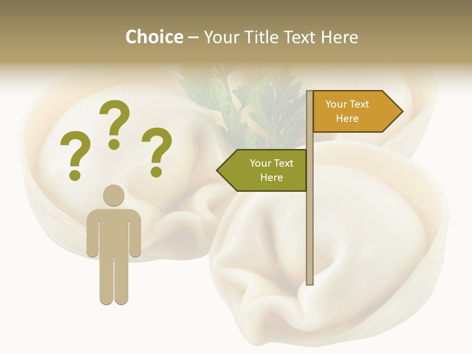 Pelmeni Cook Isolated PowerPoint Template