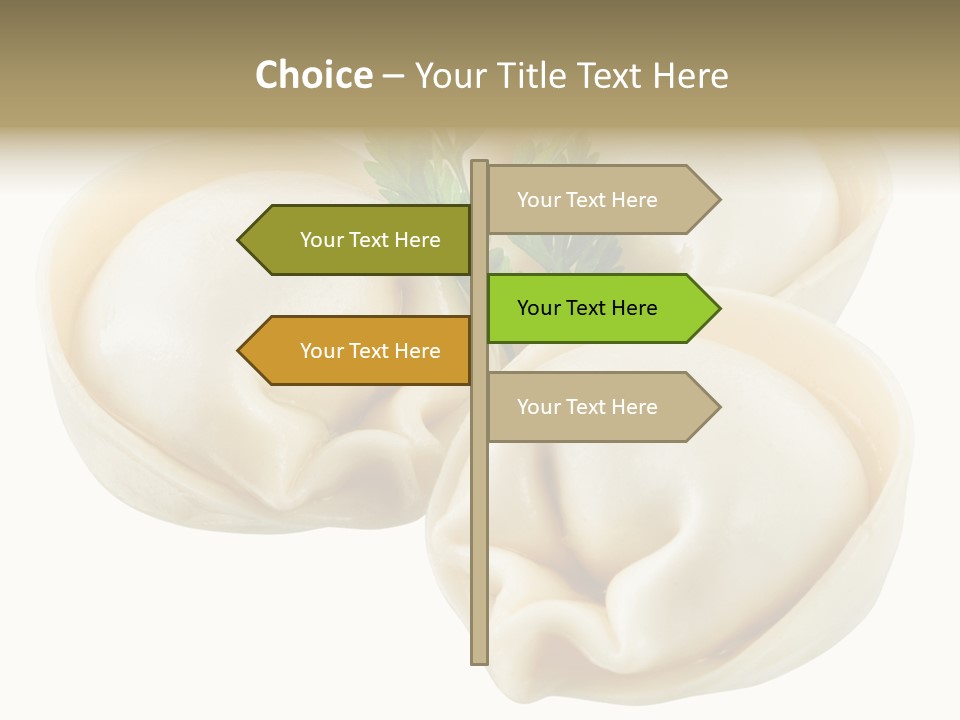 Pelmeni Cook Isolated PowerPoint Template
