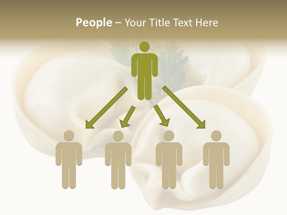 Pelmeni Cook Isolated PowerPoint Template