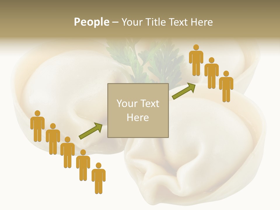 Pelmeni Cook Isolated PowerPoint Template