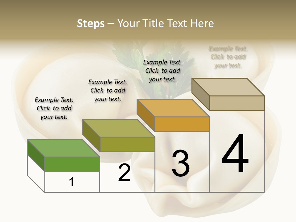 Pelmeni Cook Isolated PowerPoint Template