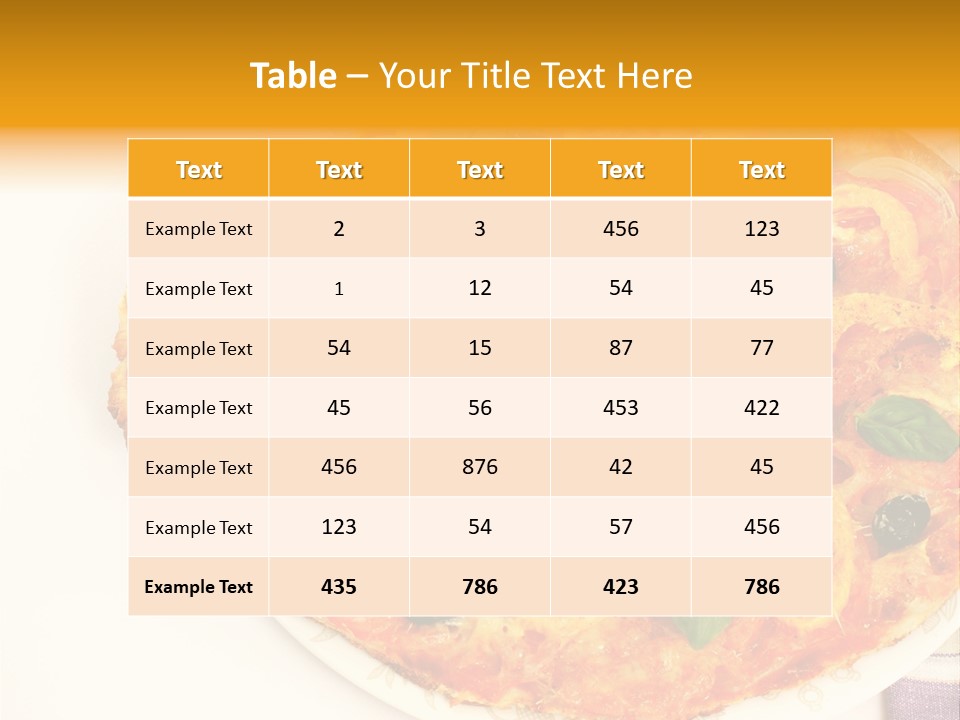 Restaurant Bacon Fast PowerPoint Template