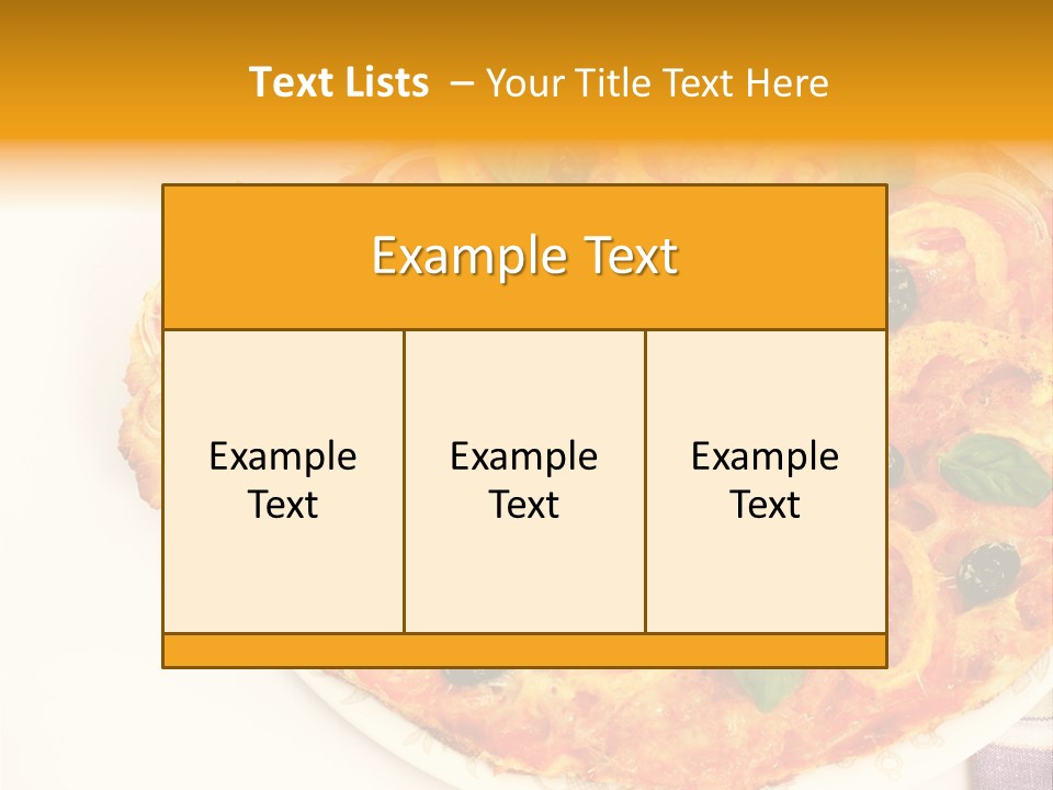 Restaurant Bacon Fast PowerPoint Template