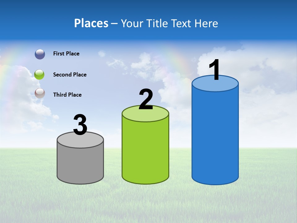 Cloud Ripe Grass PowerPoint Template