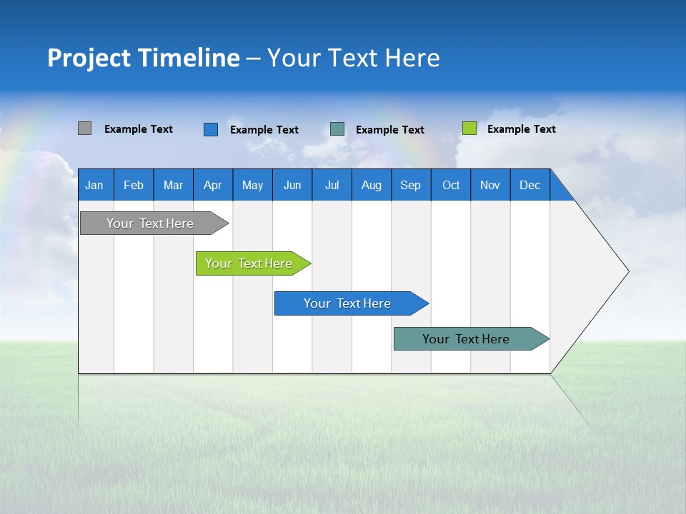 Cloud Ripe Grass PowerPoint Template