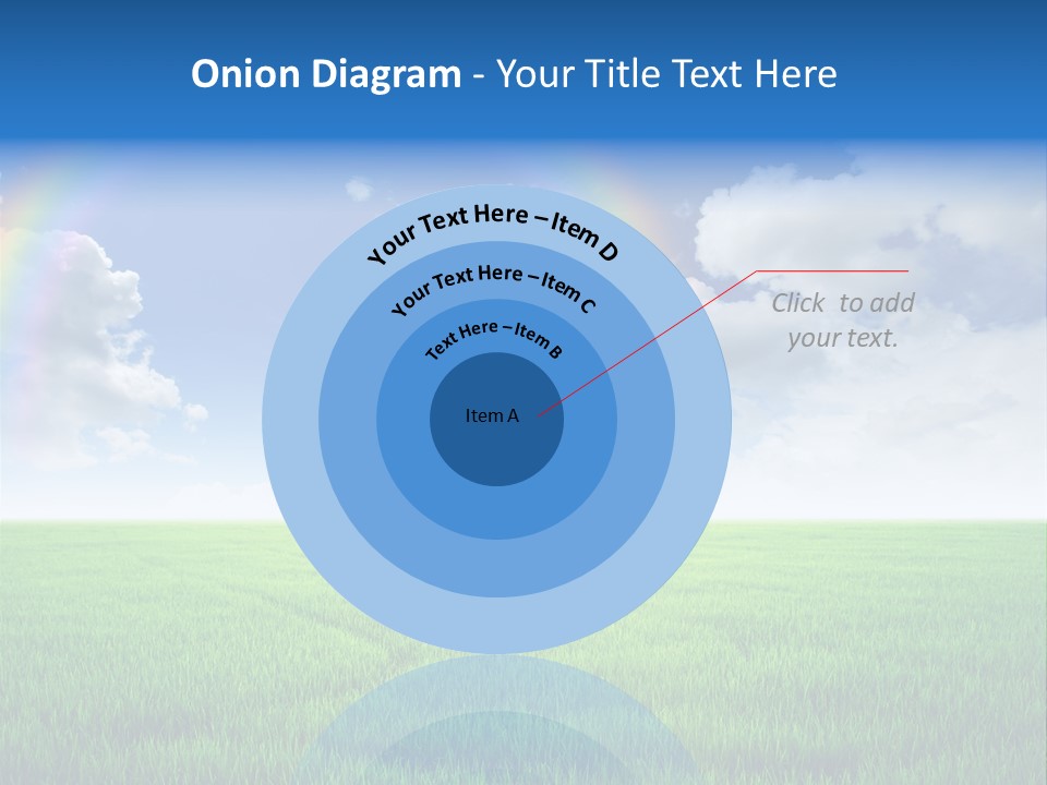 Cloud Ripe Grass PowerPoint Template