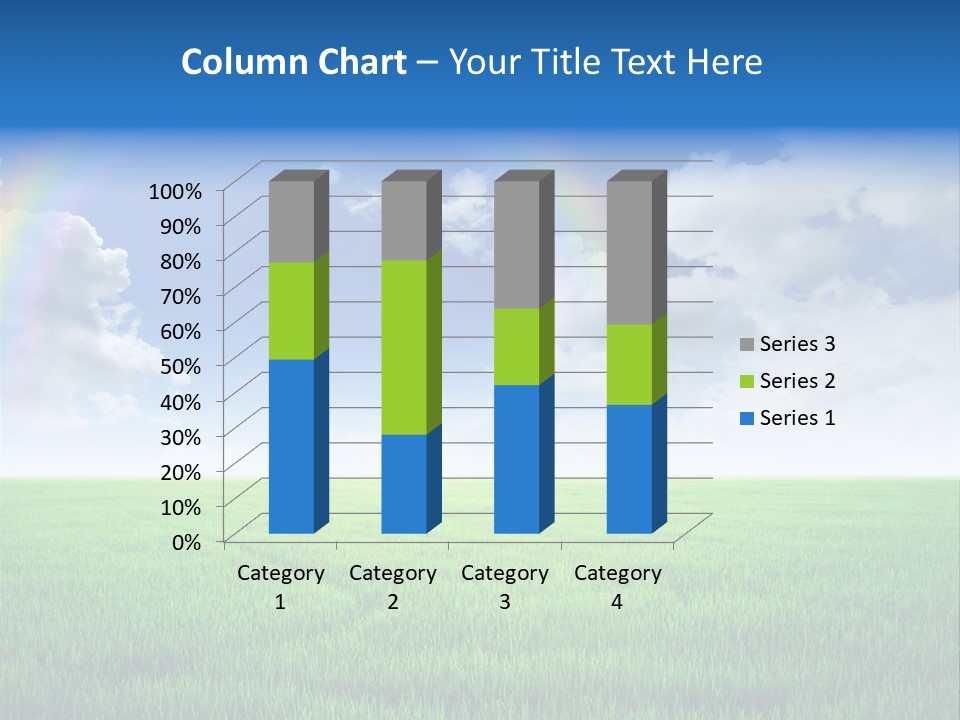 Cloud Ripe Grass PowerPoint Template