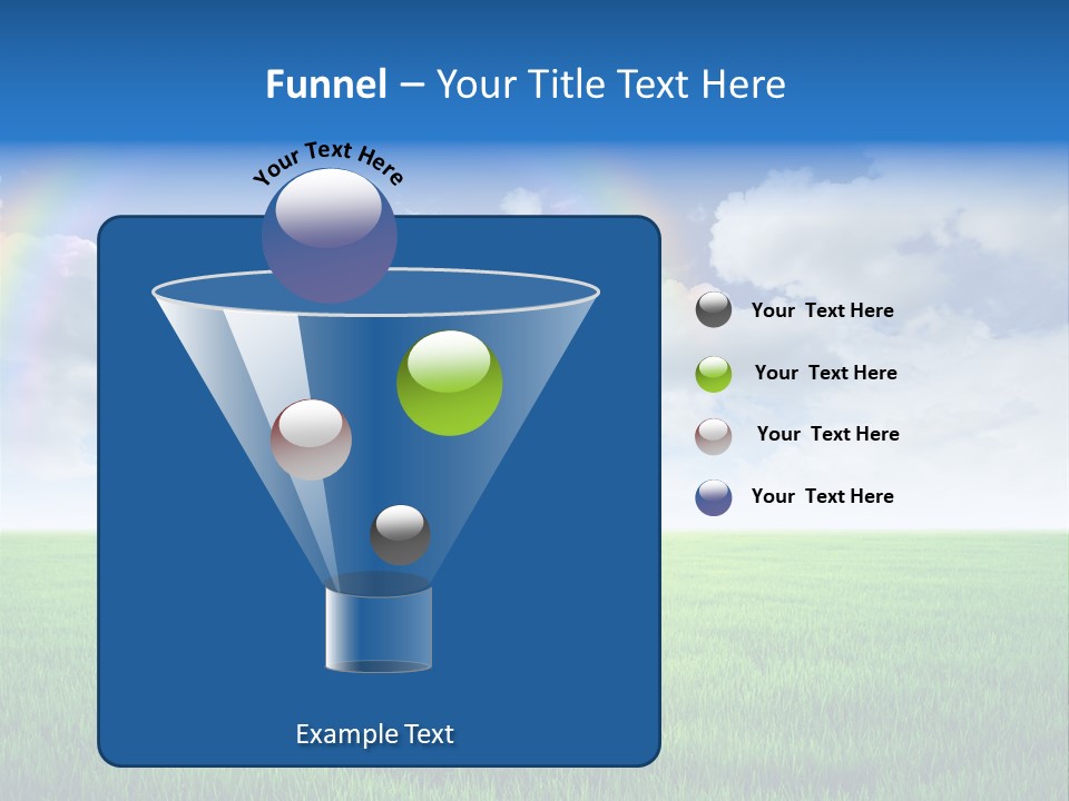 Cloud Ripe Grass PowerPoint Template