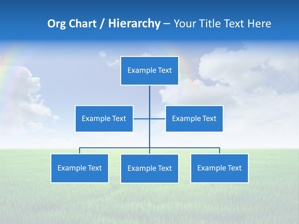Cloud Ripe Grass PowerPoint Template