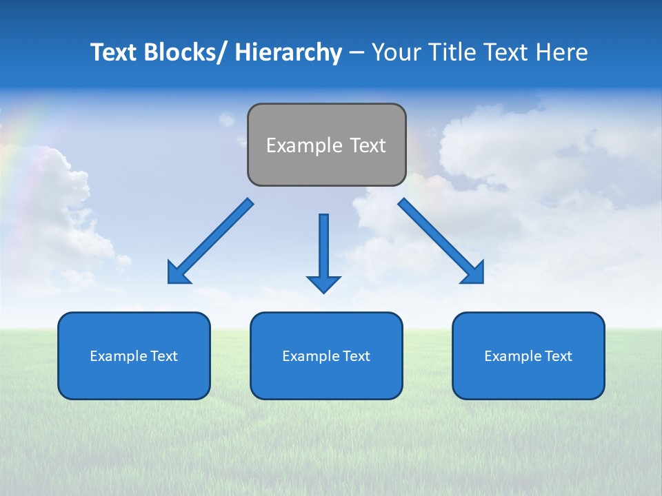 Cloud Ripe Grass PowerPoint Template
