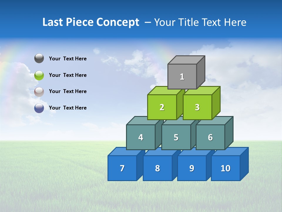 Cloud Ripe Grass PowerPoint Template