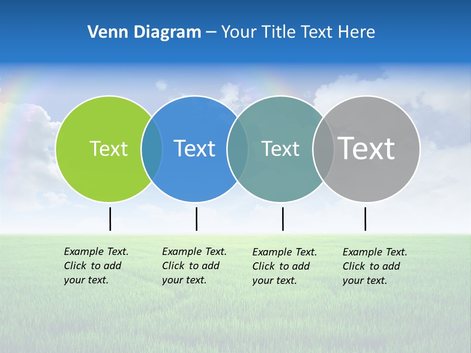 Cloud Ripe Grass PowerPoint Template