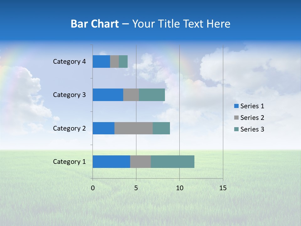 Cloud Ripe Grass PowerPoint Template