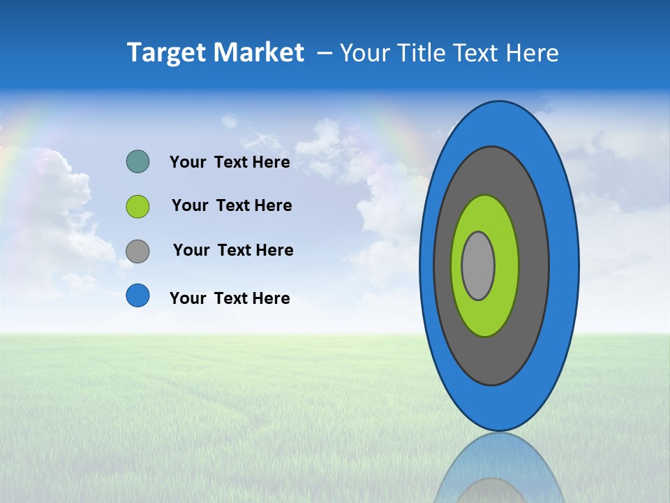 Cloud Ripe Grass PowerPoint Template