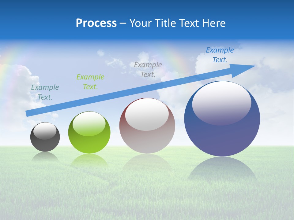 Cloud Ripe Grass PowerPoint Template