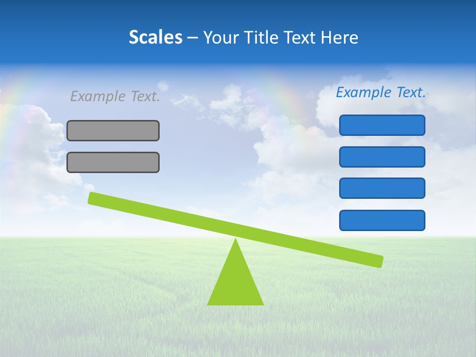 Cloud Ripe Grass PowerPoint Template