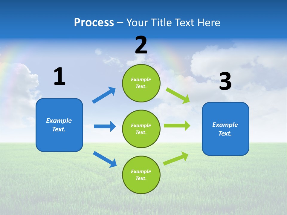 Cloud Ripe Grass PowerPoint Template