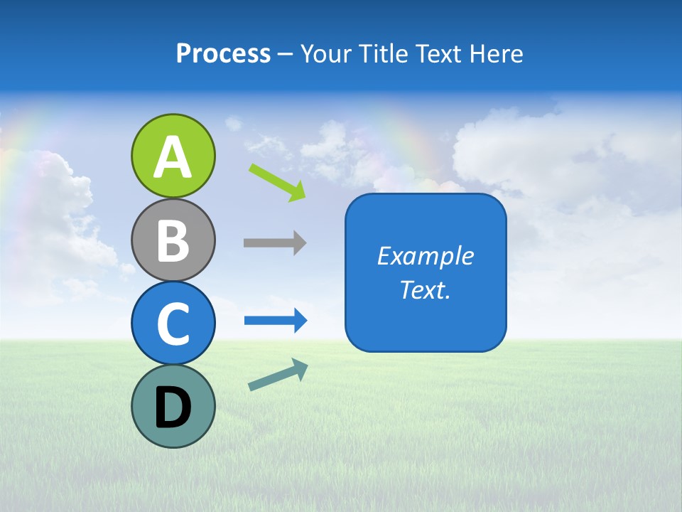Cloud Ripe Grass PowerPoint Template