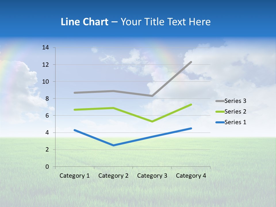 Cloud Ripe Grass PowerPoint Template