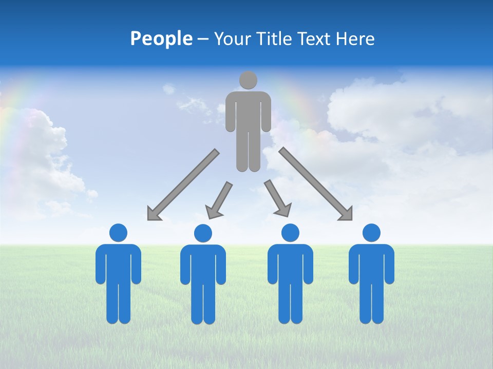 Cloud Ripe Grass PowerPoint Template