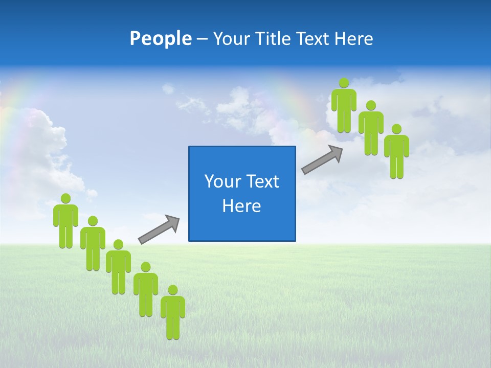 Cloud Ripe Grass PowerPoint Template