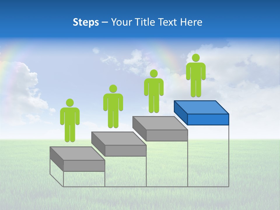 Cloud Ripe Grass PowerPoint Template