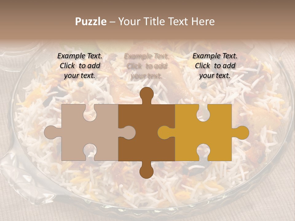 Dinner Pakistani Indian PowerPoint Template