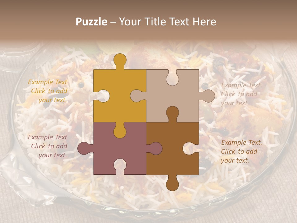 Dinner Pakistani Indian PowerPoint Template