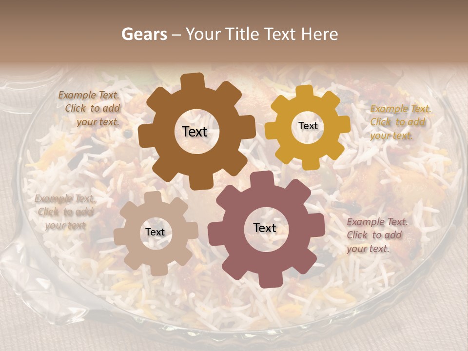 Dinner Pakistani Indian PowerPoint Template