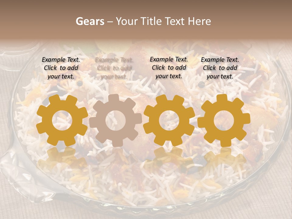 Dinner Pakistani Indian PowerPoint Template