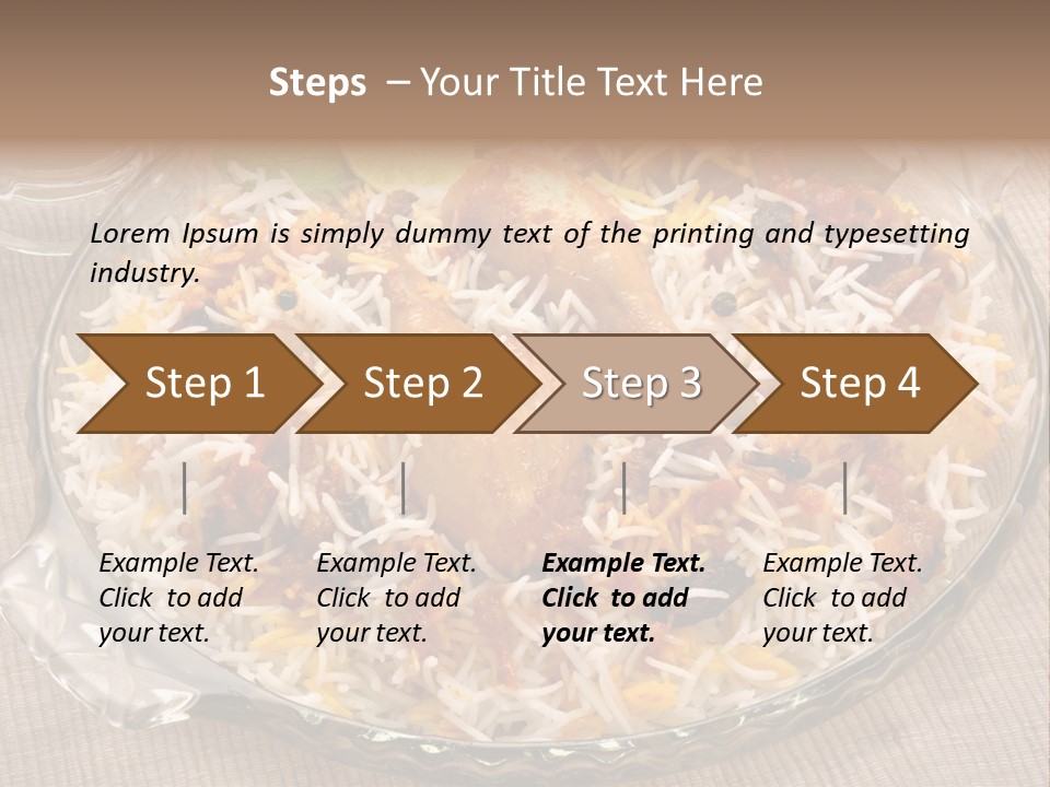 Dinner Pakistani Indian PowerPoint Template