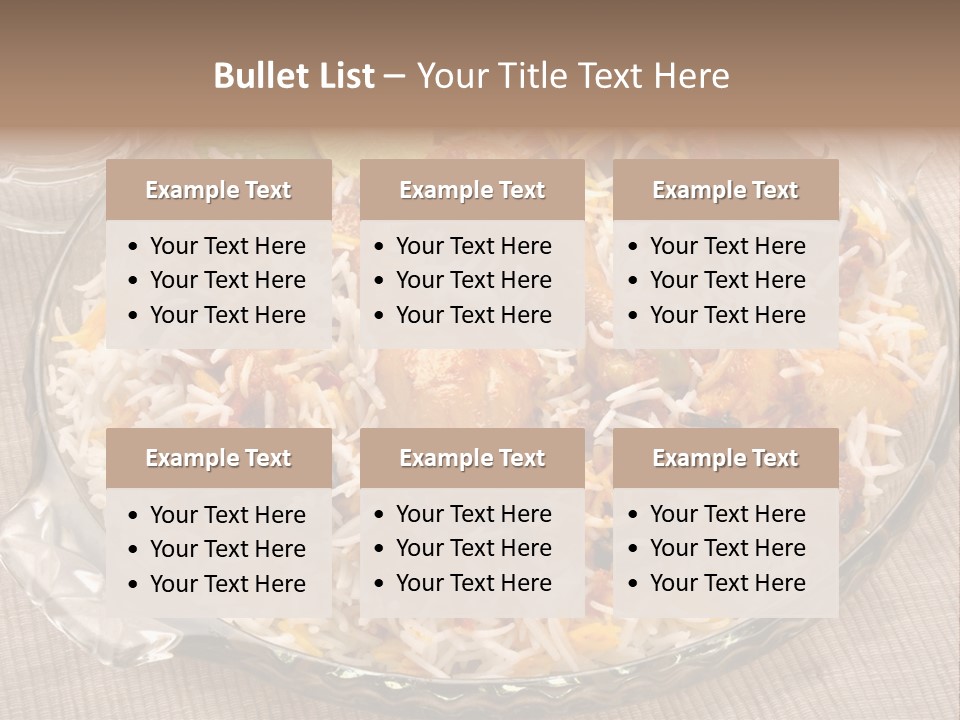 Dinner Pakistani Indian PowerPoint Template