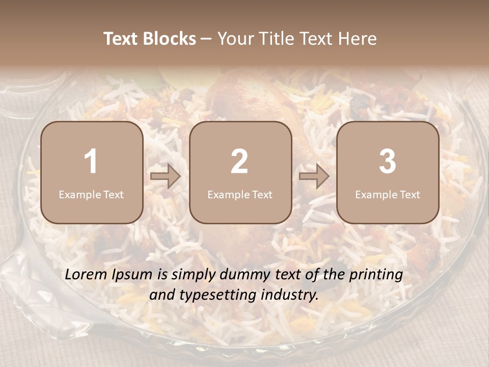 Dinner Pakistani Indian PowerPoint Template