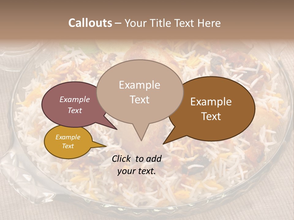 Dinner Pakistani Indian PowerPoint Template