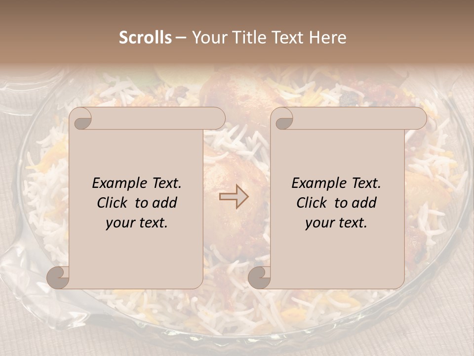 Dinner Pakistani Indian PowerPoint Template