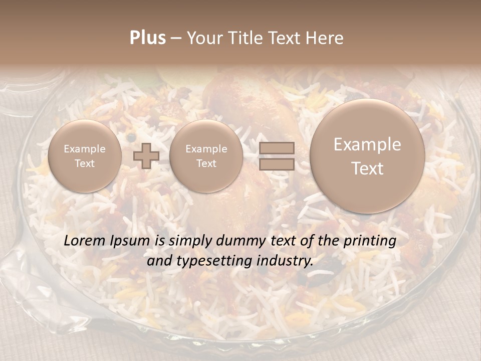 Dinner Pakistani Indian PowerPoint Template